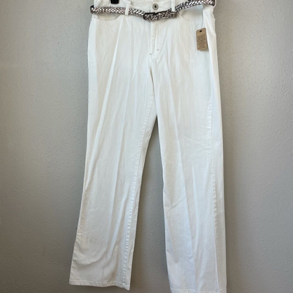 NWT Jeanstar White Denim Bootcut Stretch Jeans 12